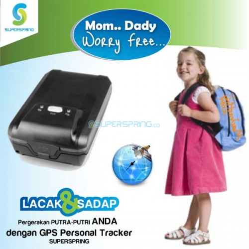 GPS Tracker Super Spring Portabel M20 Personal SUPERSPRING.co Jual